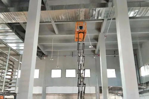 四川食品廠凈化車間工程施工進度播報 只要隊伍建設好，登高作業那都不是事兒